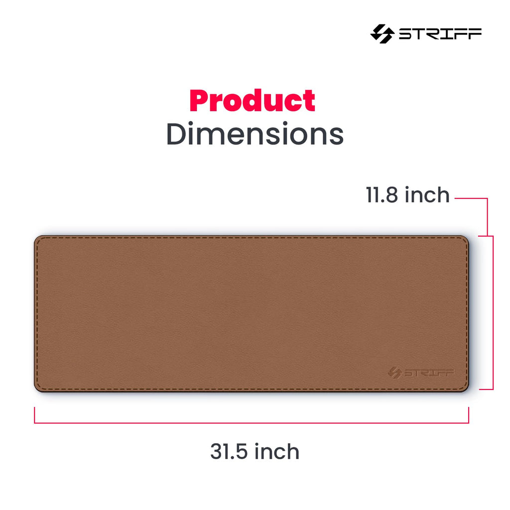 STRIFF Mousepad Mouse Mat 230X190X2mm Mouse Pad Gaming/Mouse pad for Laptop Non-Slip Rubber Base, Waterproof Surface, Premium-Textured, Compatible with Laser and Optical Mice(Black)(Pack of 2)