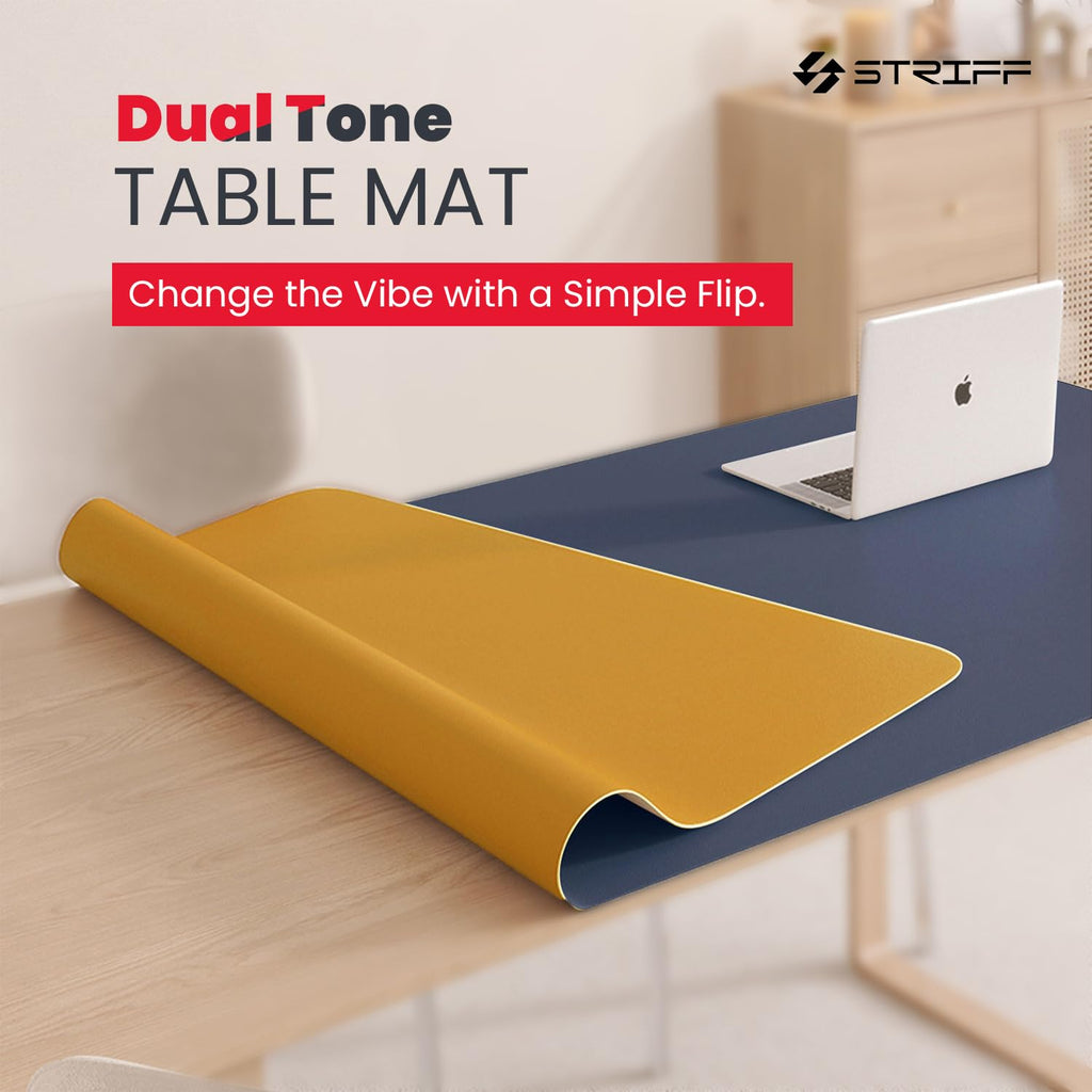 STRIFF Mousepad Mouse Mat 230X190X2mm Mouse Pad Gaming/Mouse pad for Laptop Non-Slip Rubber Base, Waterproof Surface, Premium-Textured, Compatible with Laser and Optical Mice(Black)(Pack of 2)