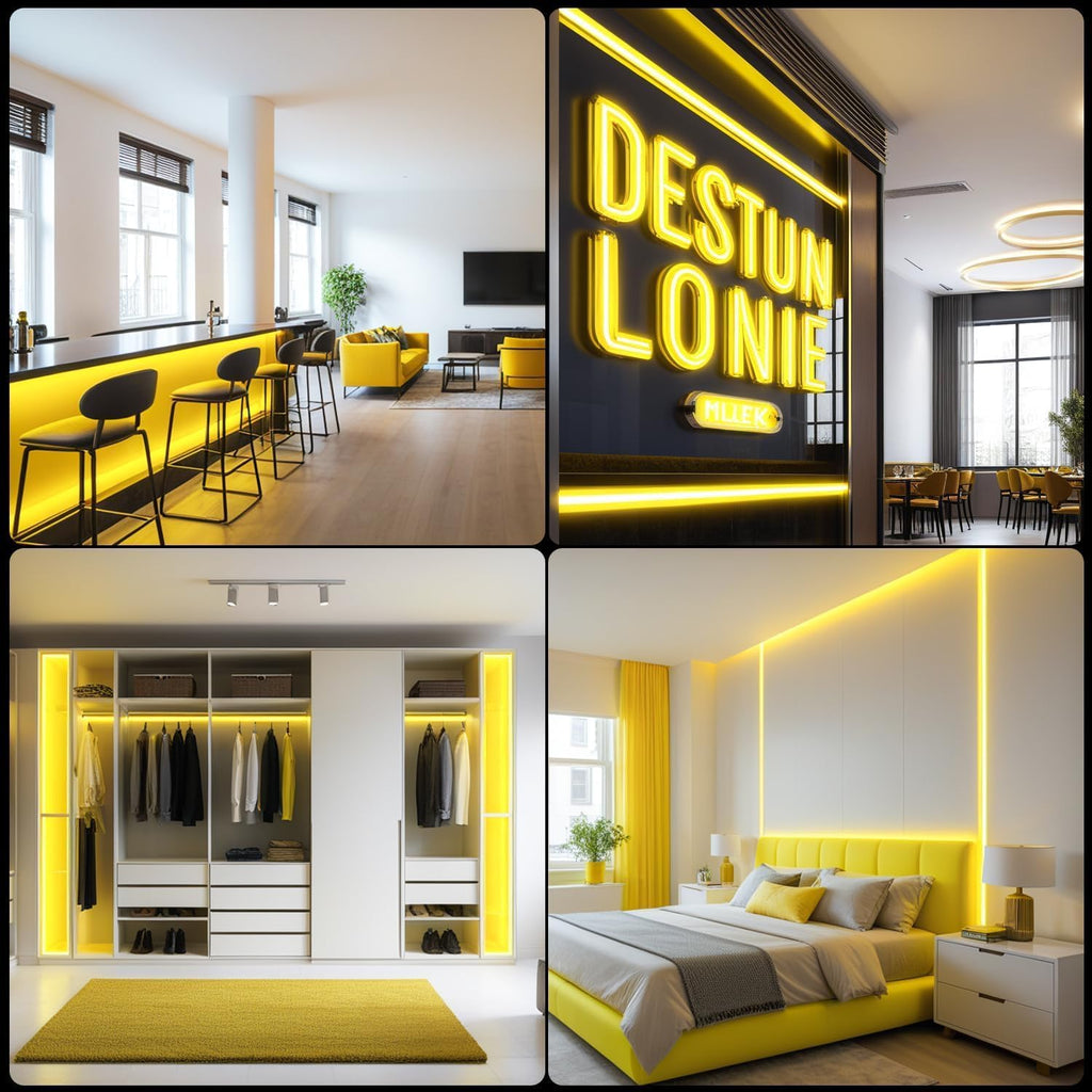 16.4 Feet Neon LED Strip Lights, with 12V Adapter, Waterproof IP65, Silicone Flexible Rope Light for Home Décor | Led Strip Lights | Neon Lights | Strip Lights | 5 Meter | (WARM-WHITE02)
