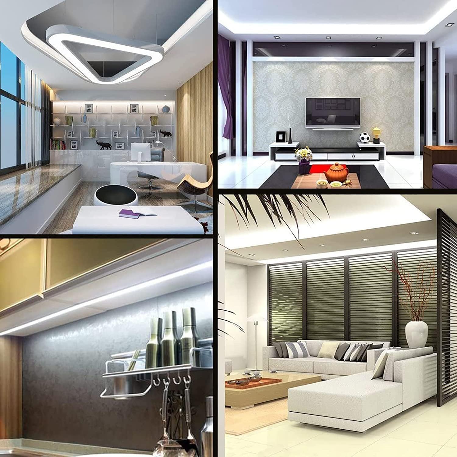 16.4 Feet Neon LED Strip Lights, with 12V Adapter, Waterproof IP65, Silicone Flexible Rope Light for Home Décor | Led Strip Lights | Neon Lights | Strip Lights | 5 Meter | (WARM-WHITE02)
