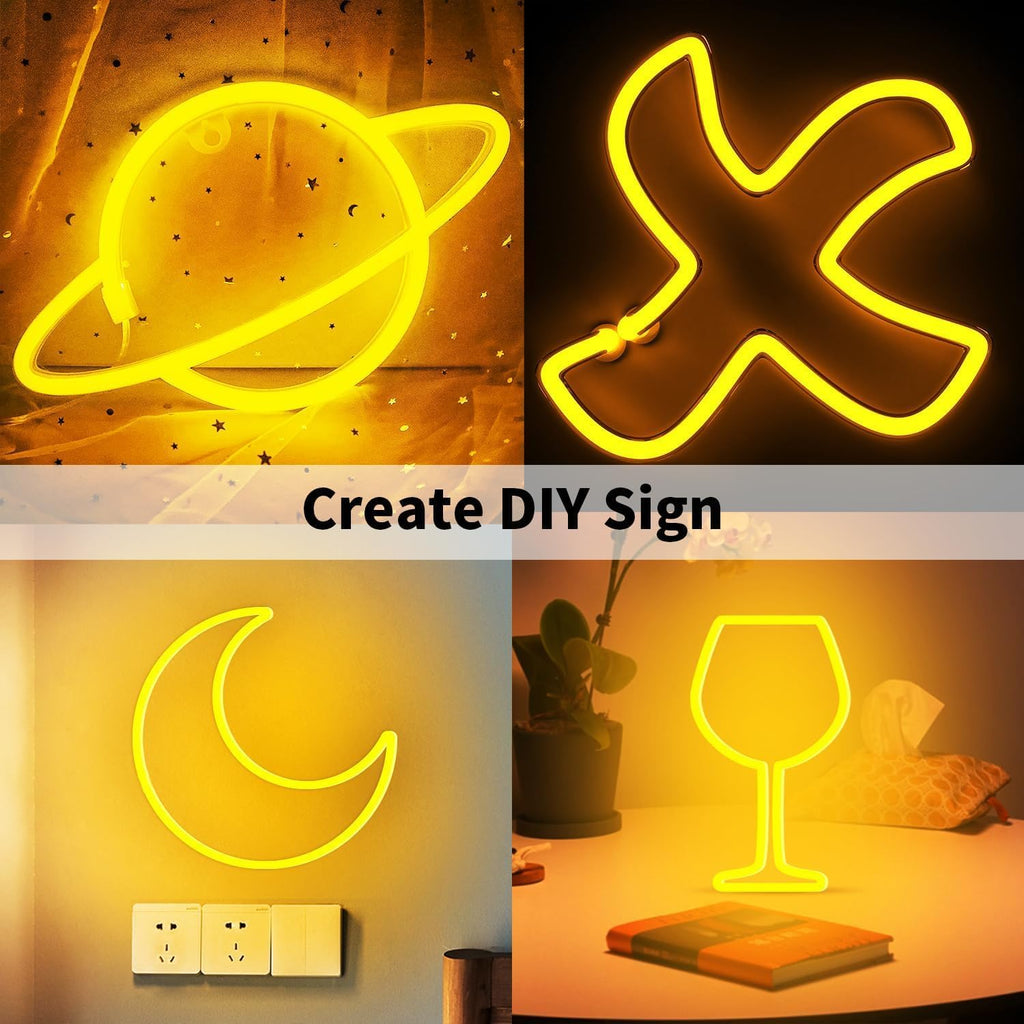 16.4 Feet Neon LED Strip Lights, with 12V Adapter, Waterproof IP65, Silicone Flexible Rope Light for Home Décor | Led Strip Lights | Neon Lights | Strip Lights | 5 Meter | (WARM-WHITE02)